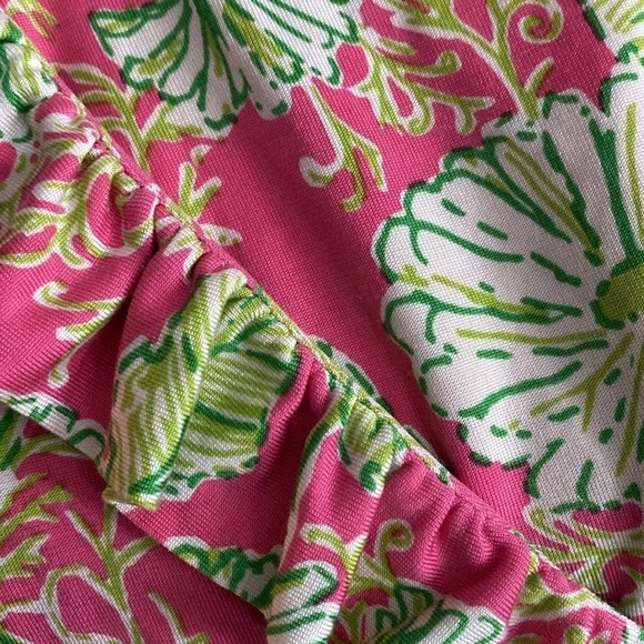NWOT Lilly Pulitzer tropical flowers silk sun dress - Picture 8 of 12